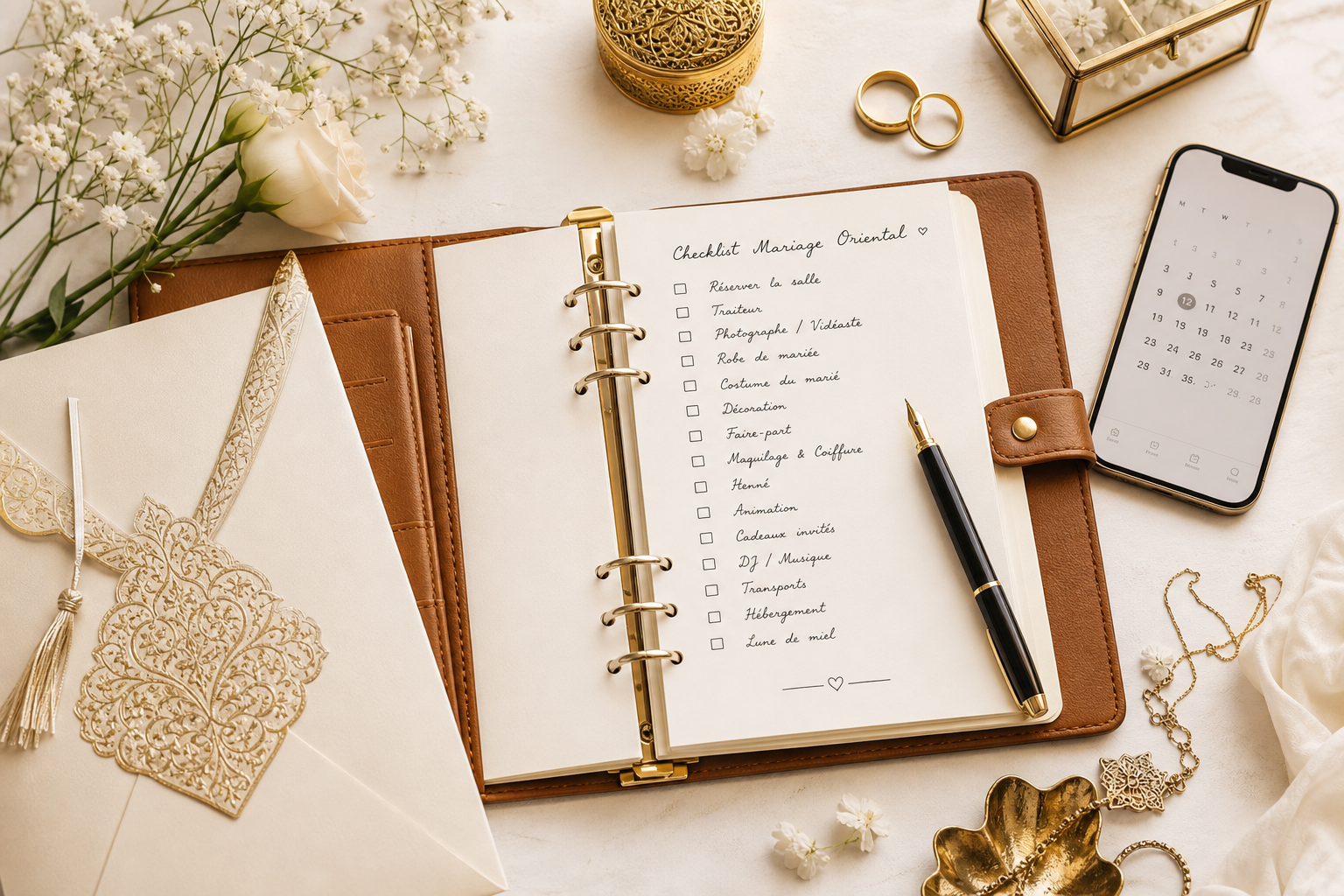 Checklist mariage desi : la liste complète pour ne rien oublier