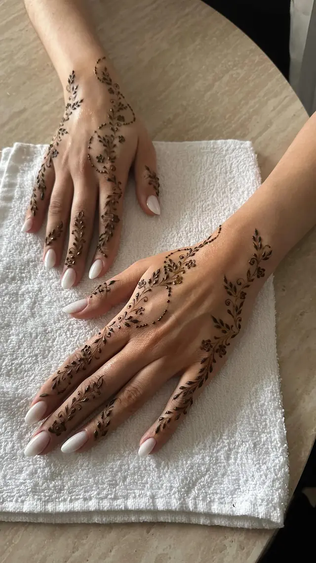 Henné — Henna Tahera à Cergy — Desi Corner