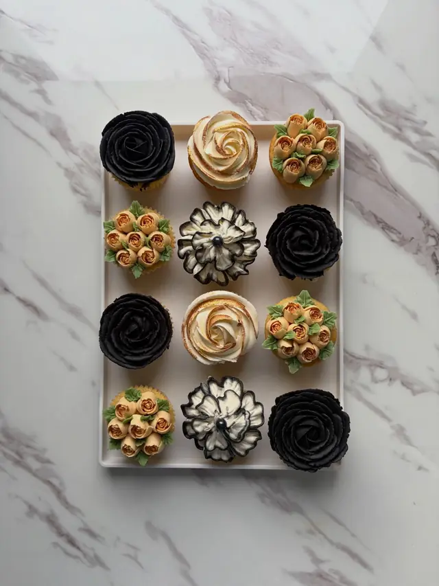 Cake / Pâtisserie — Cupcakes Fleuris à Franconville — Desi Corner