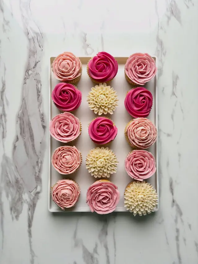Cake / Pâtisserie — Cupcakes Fleuris à Franconville — Desi Corner
