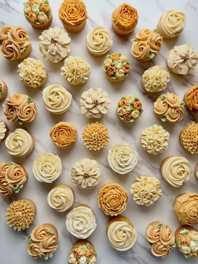 Cake / Pâtisserie — Cupcakes Fleuris à Franconville — Desi Corner