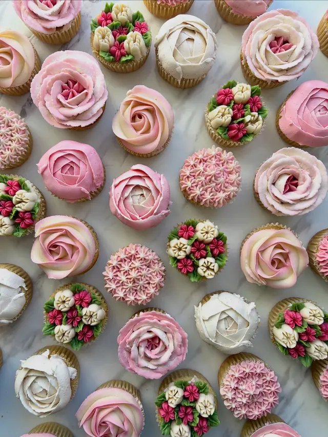 Cake / Pâtisserie — Cupcakes Fleuris à Franconville — Desi Corner
