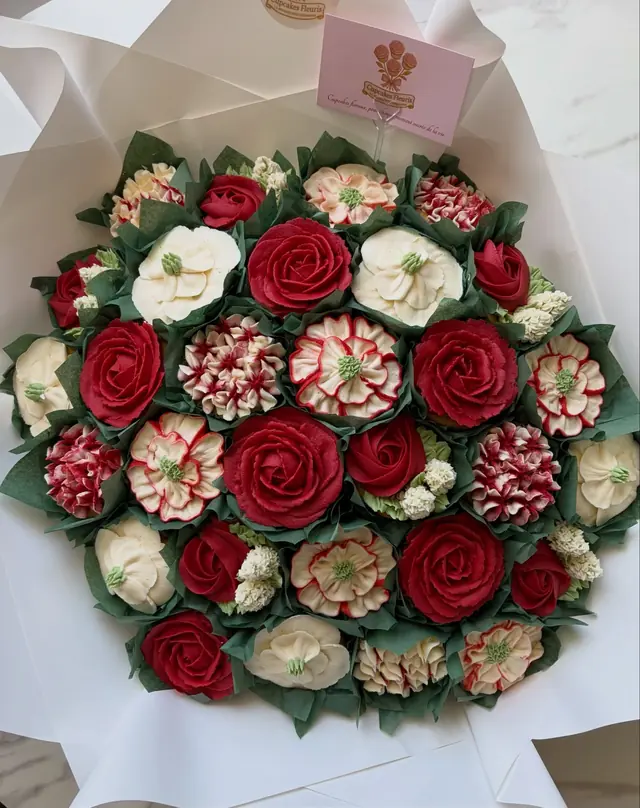 Cake / Pâtisserie — Cupcakes Fleuris à Franconville — Desi Corner