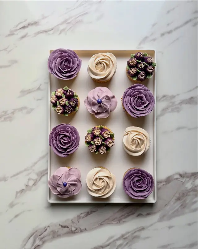 Cake / Pâtisserie — Cupcakes Fleuris à Franconville — Desi Corner