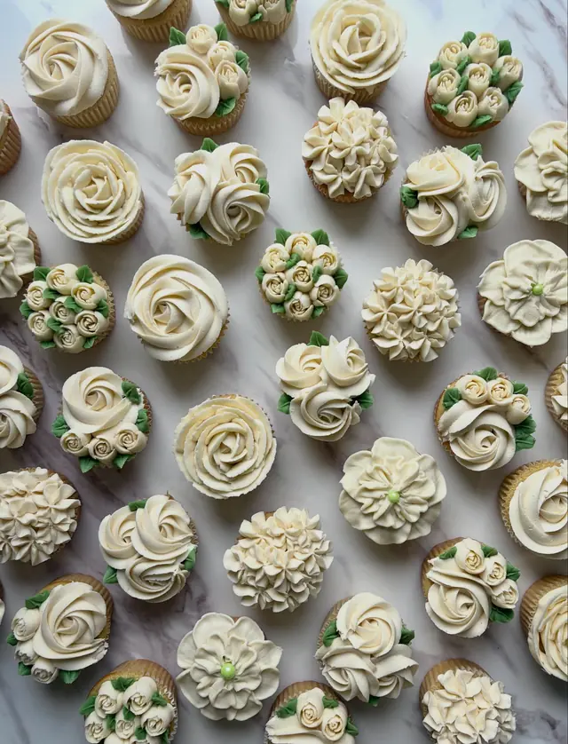 Cake / Pâtisserie — Cupcakes Fleuris à Franconville — Desi Corner